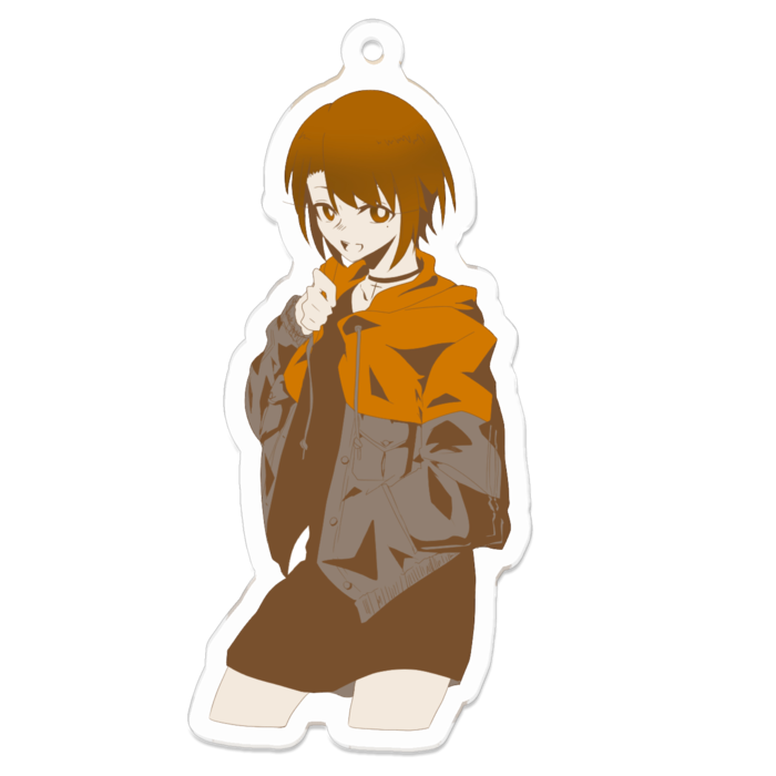 アクリルキーホルダー - 70 x 70 (mm)