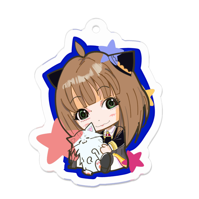 アクリルキーホルダー - 50 x 50 (mm)