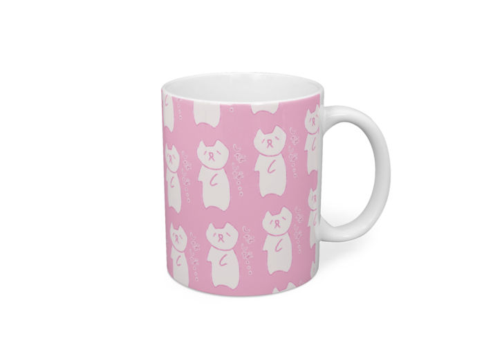 ななめ - マグカップ - 直径 8 cm / 高さ 9.5 cm