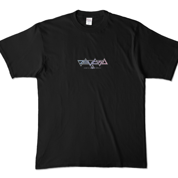 カラーTシャツ - XL - ブラック (グラデーション)
