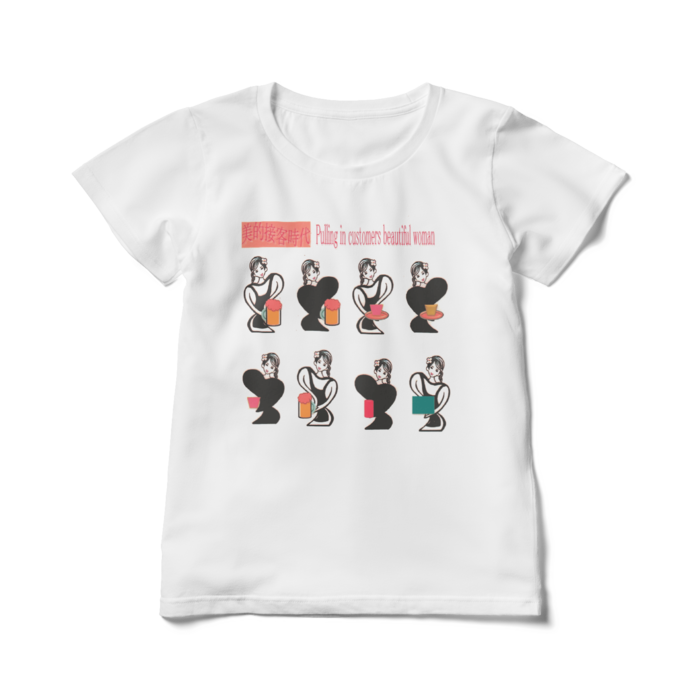 レディースTシャツ - L - 白(1)