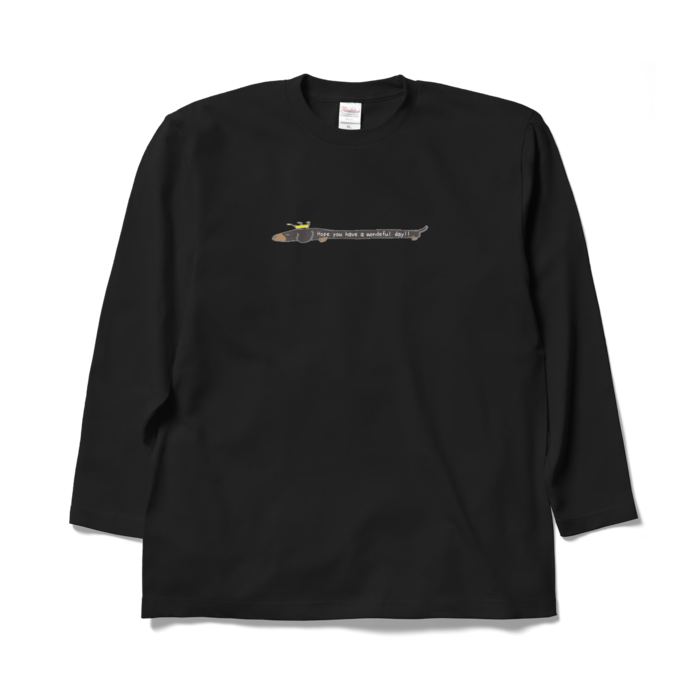 ワンダフルロングスリーブTシャツ - XL - ブラック