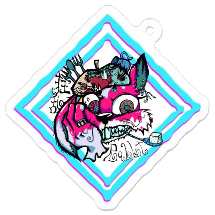 アクリルキーホルダー - 50 x 50 (mm)