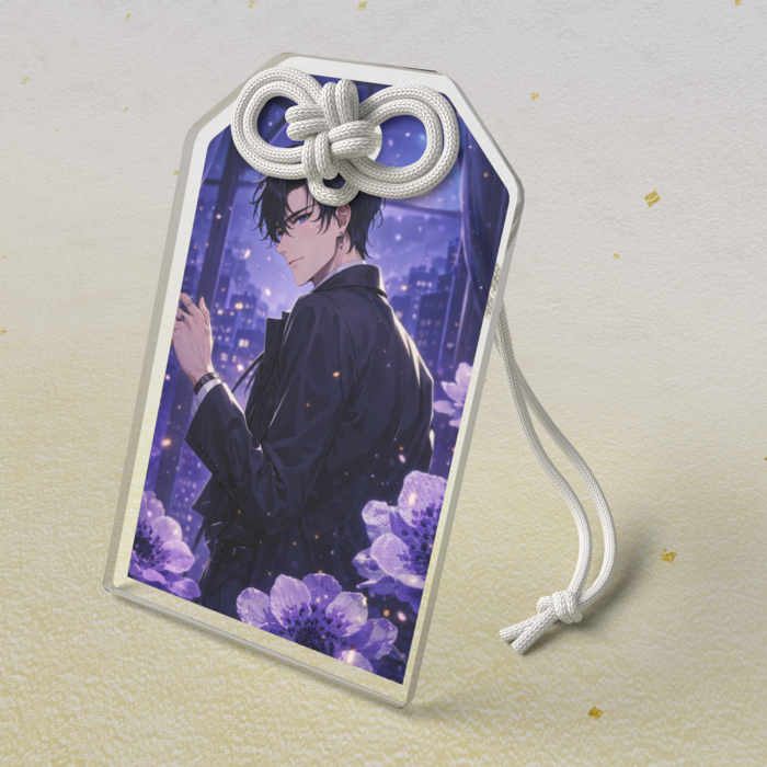 アクリルお守り - 50 × 80mm