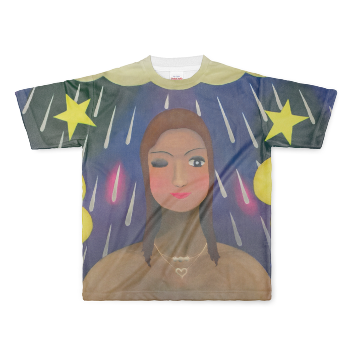 フルグラフィックTシャツ - L - 正面印刷のみ