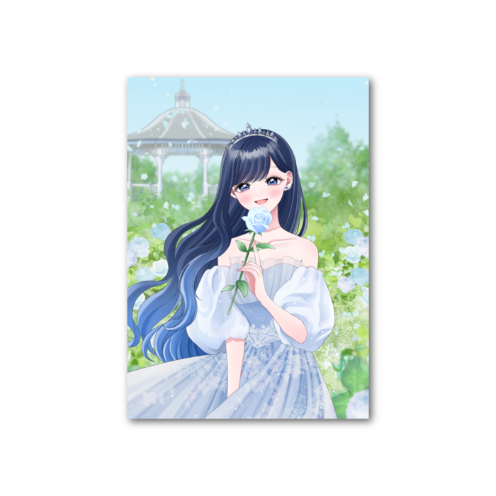 フォト風カード - 縦 - 片面