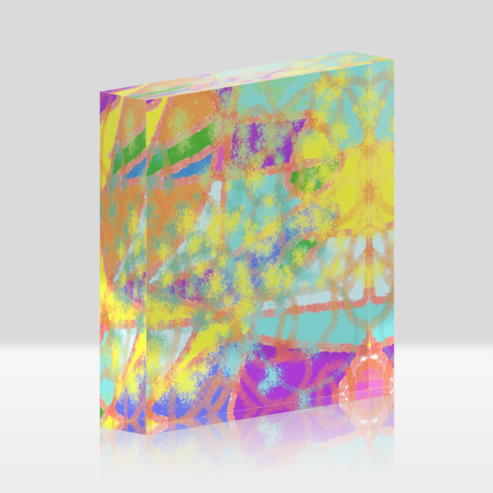 アクリルブロック - 100 × 100mm