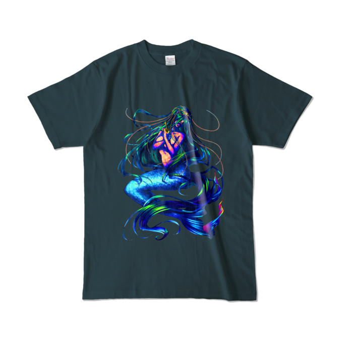 カラーTシャツ - L - デニム (濃色)