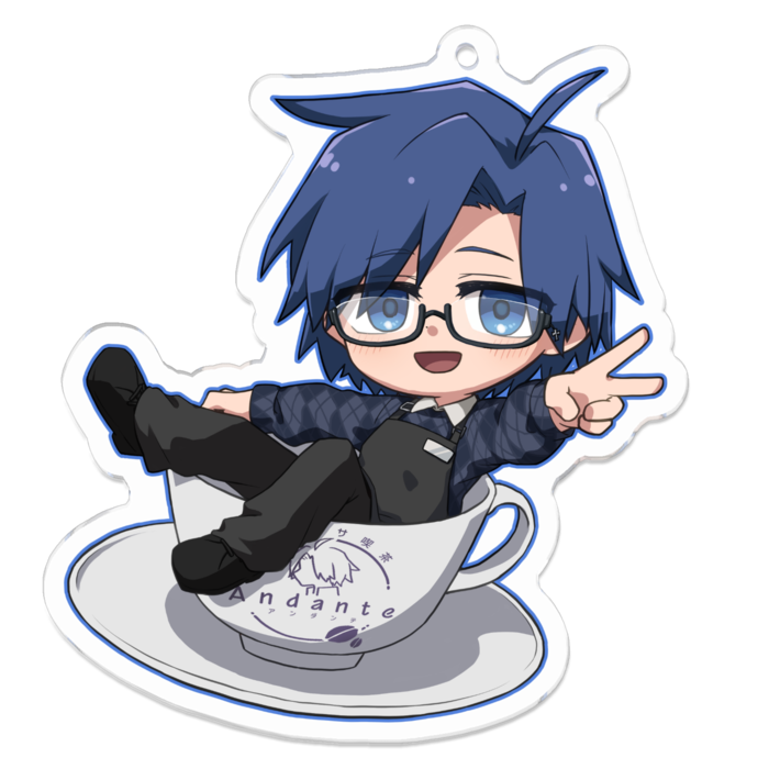 アクリルキーホルダー - 70 x 70 (mm)Paka