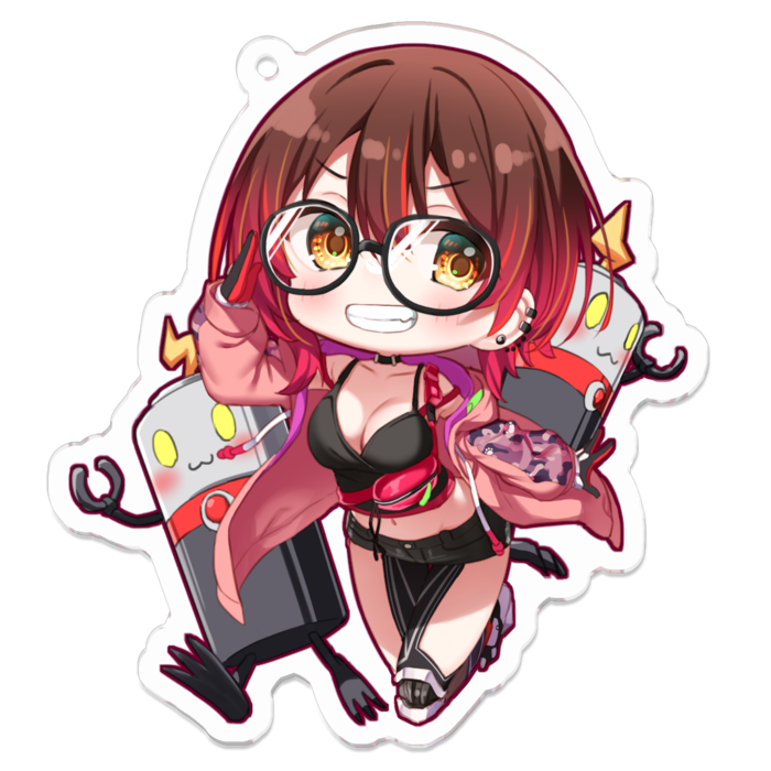 アクリルキーホルダー - 70 x 70 (mm)