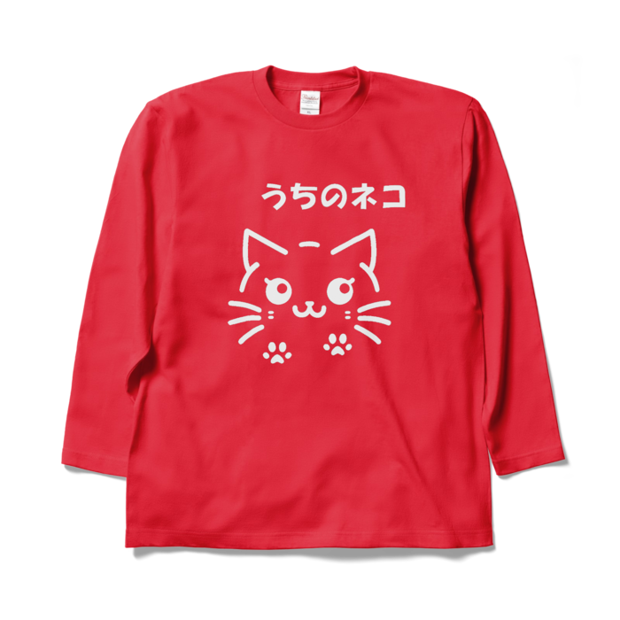 ロングスリーブTシャツ - XL - レッド