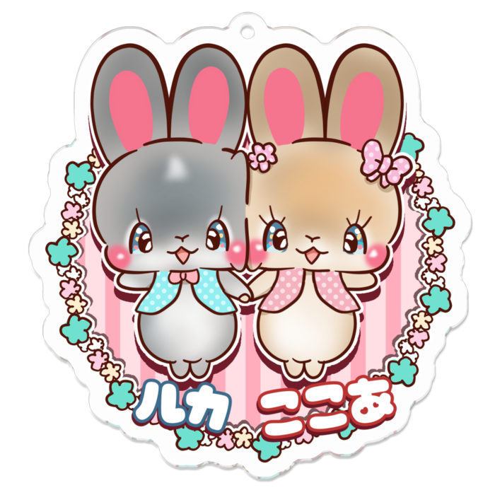 アクリルキーホルダー - 70 x 70 (mm)