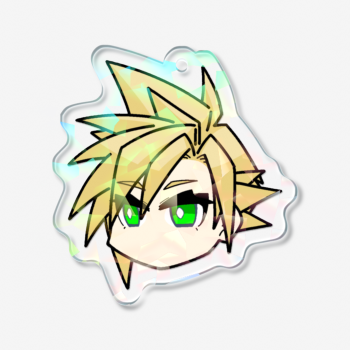 ホログラムアクリルキーホルダー - 50 × 50mm