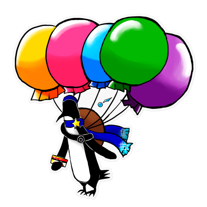 ステッカー - 160 x 160 (mm)