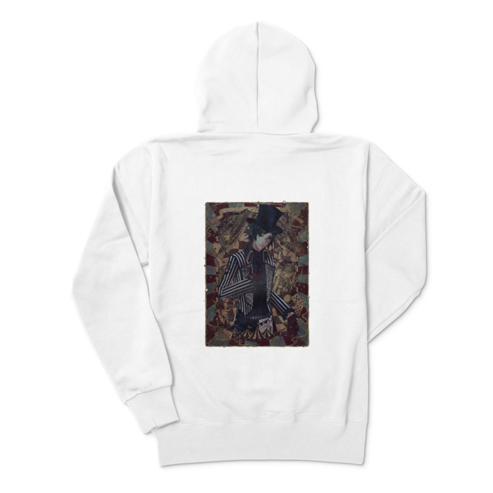 ジップパーカー - M - ホワイト