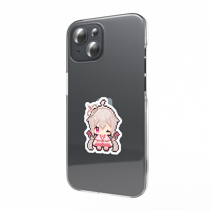 スマホステッカー ②ウィンク