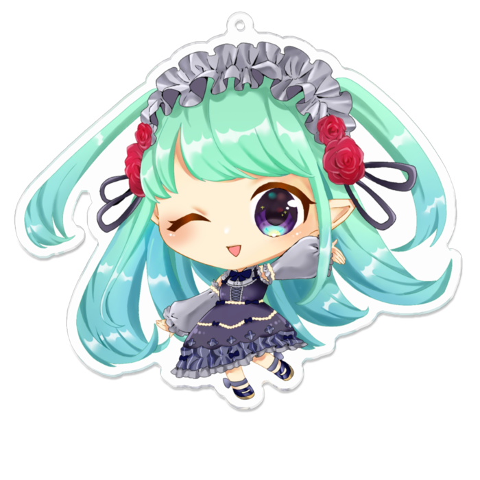 アクリルキーホルダー - 100 x 100 (mm)