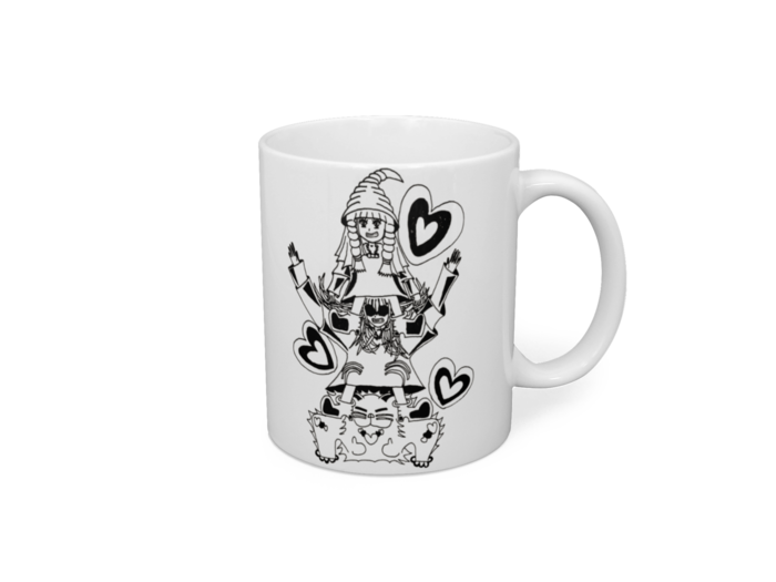 マグカップ - 直径 8 cm / 高さ 9.5 cm