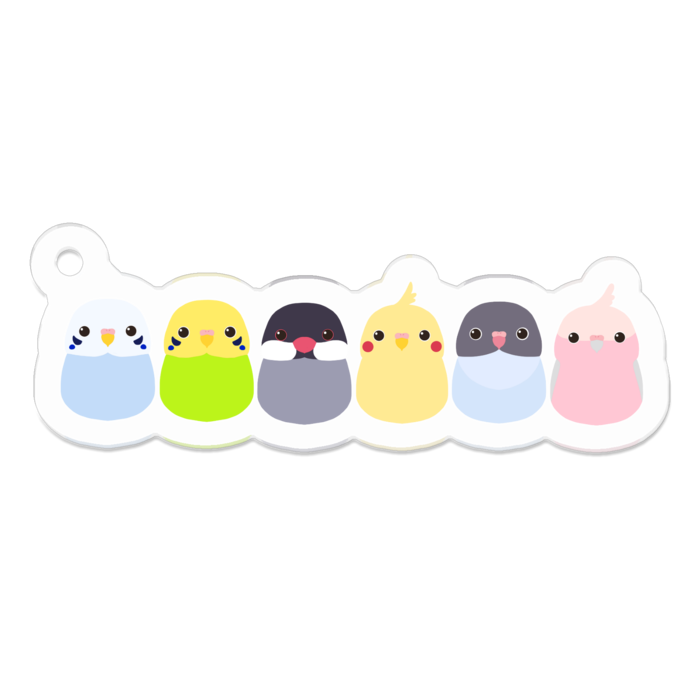 アクリルキーホルダー - 50 x 50 (mm)