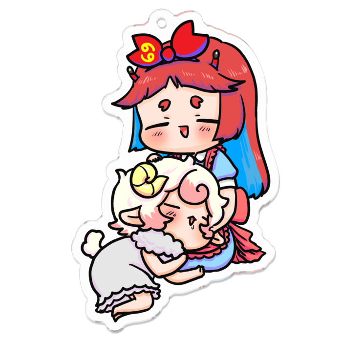 アクリルキーホルダー - 70 x 70 (mm)