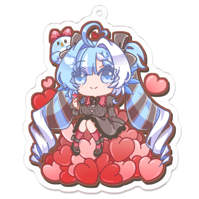 アクリルキーホルダー - 70 x 70 (mm)