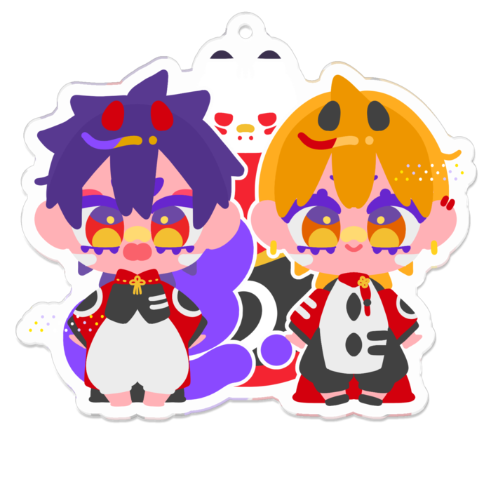 アクリルキーホルダー - 70 x 70 (mm)