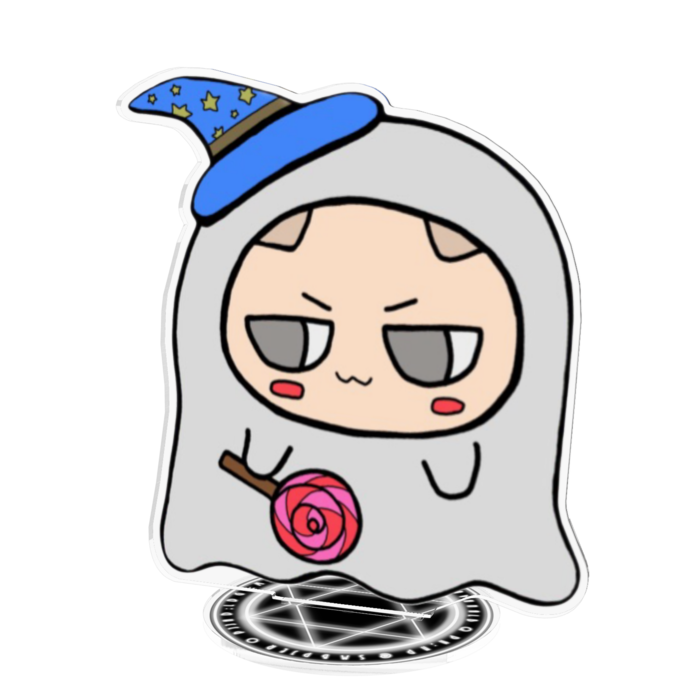アクリルフィギュア - 高さ約150～160mm魔法陣白