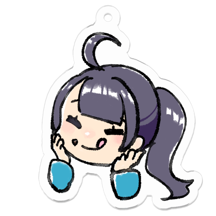 アクリルキーホルダー - 50 x 50 (mm)