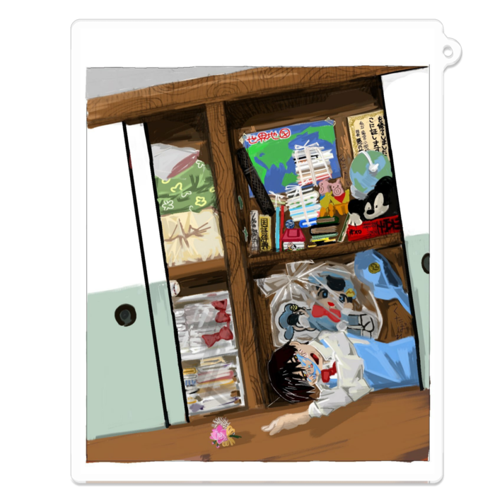 アクリルキーホルダー - 100 x 100 (mm)