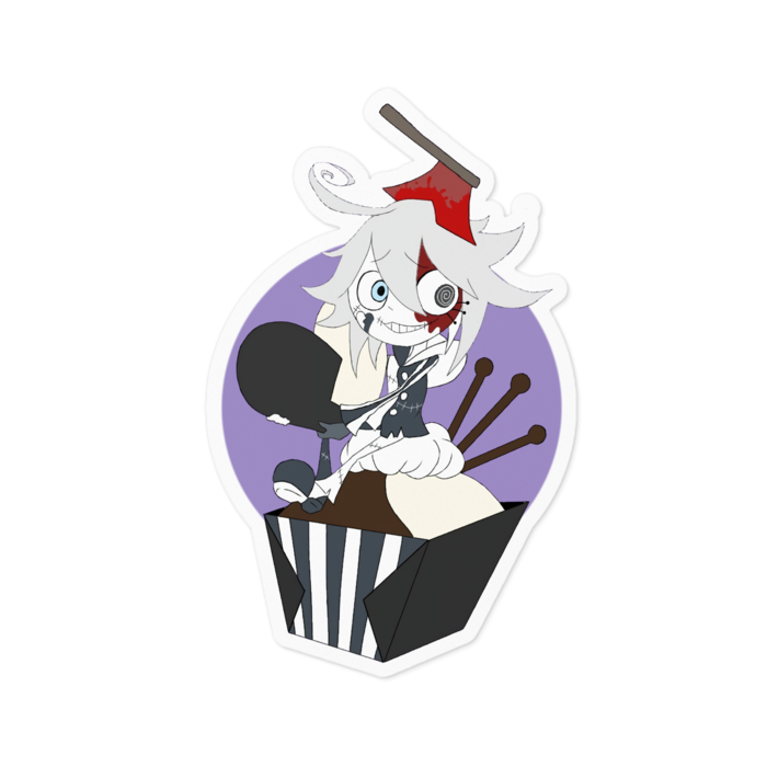 ケーキステッカー - 100 x 100 (mm)