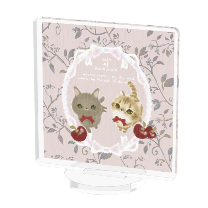 アクリルフィギュア - 50x50mmピンク