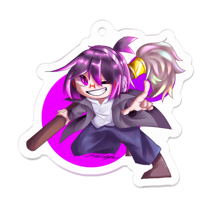 アクリルキーホルダー - 50 x 50 (mm)