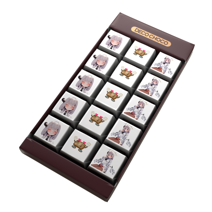 DECOチョコ - 列ごとにデザイン