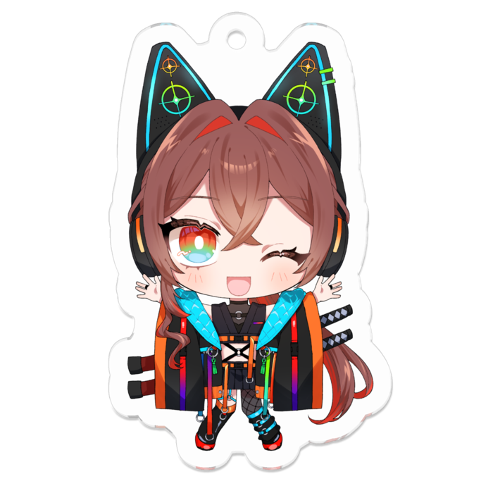 アクリルキーホルダー - 50 x 50 (mm)