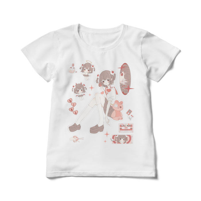 レディースTシャツ - L - 白