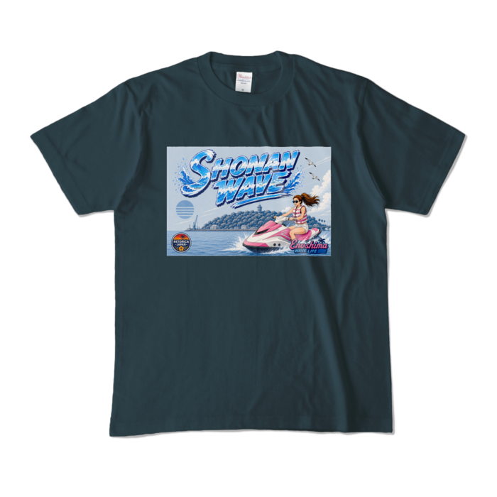 カラーTシャツ - M - デニム (濃色)