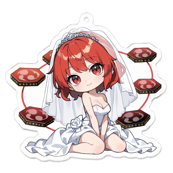 アクリルキーホルダー - 70 x 70 (mm)(キャラのみ)