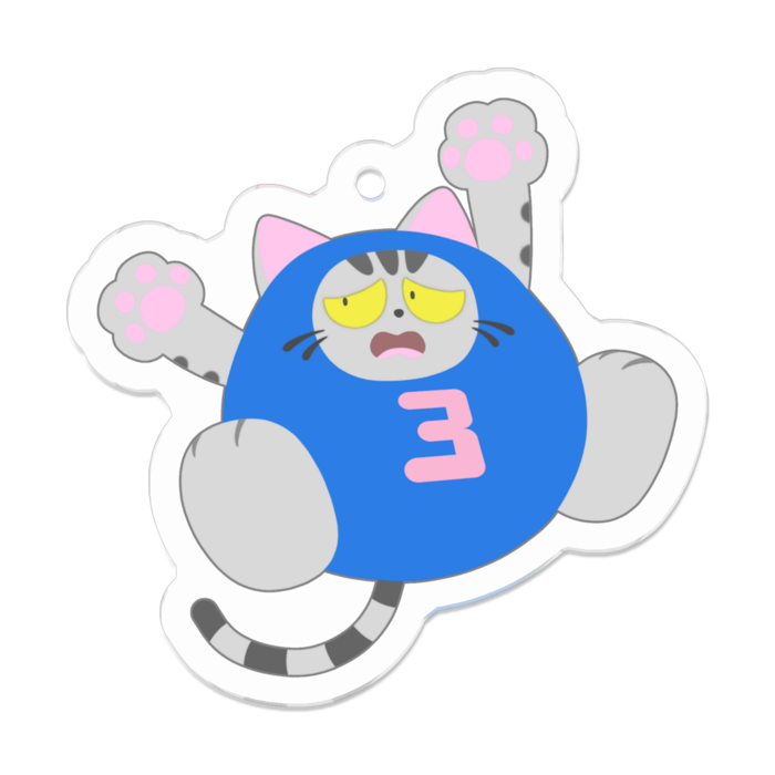 ブーのアクリルキーホルダー(ジャンプ)
