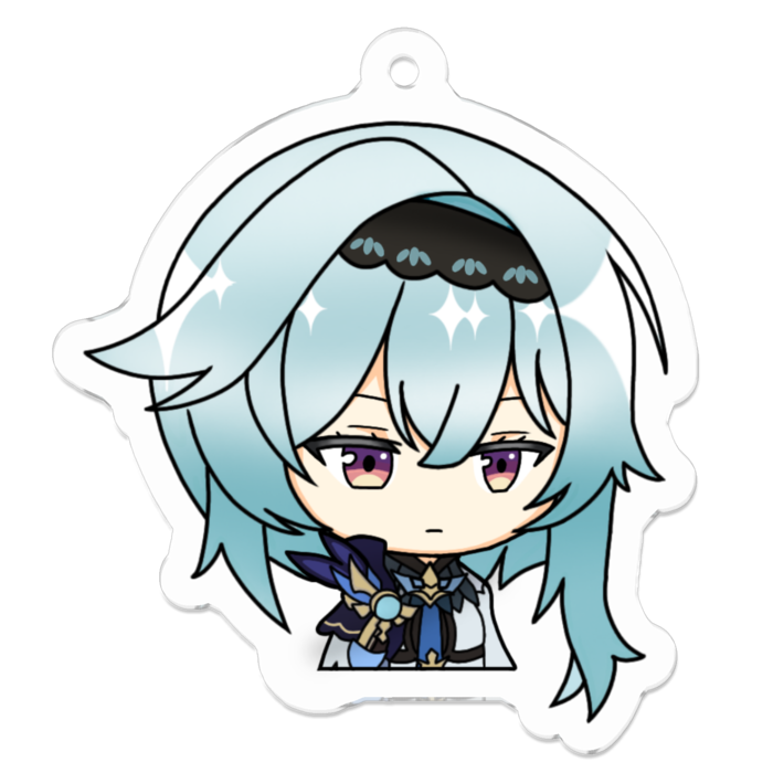 アクリルキーホルダー（コーティング） - 50 x 50 (mm)