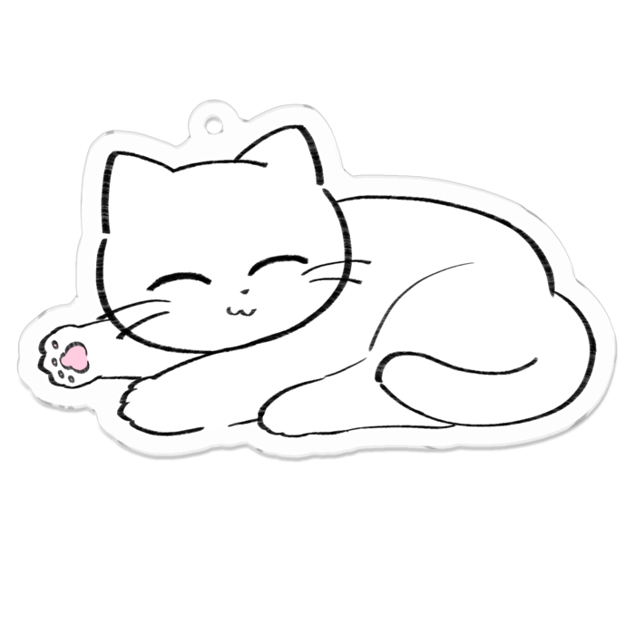 アクリルキーホルダー - 70 x 70 (mm)