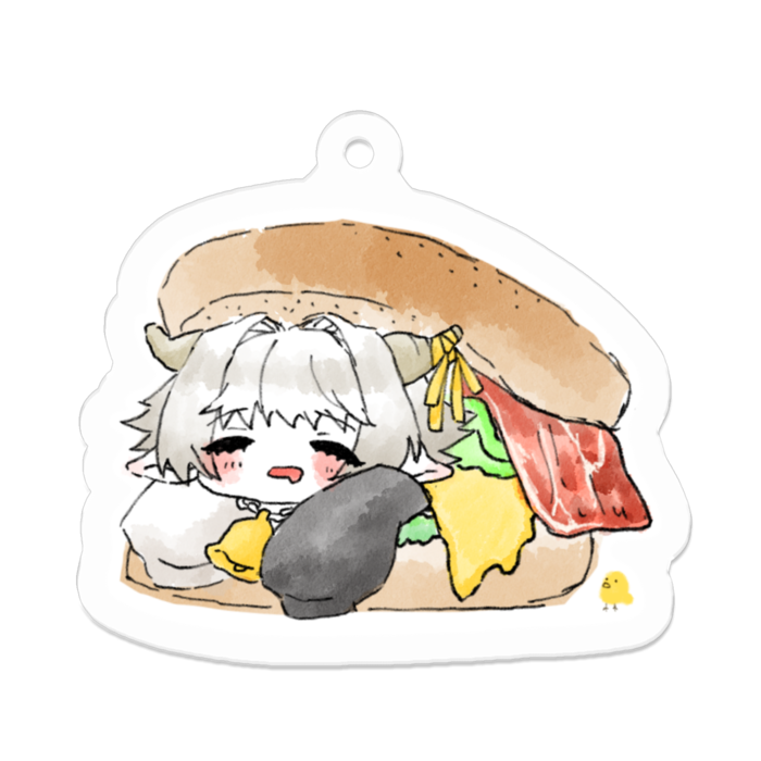 アクリルキーホルダー - 50 x 50 (mm)