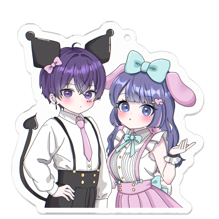 アクリルキーホルダー - 70 x 70 (mm)