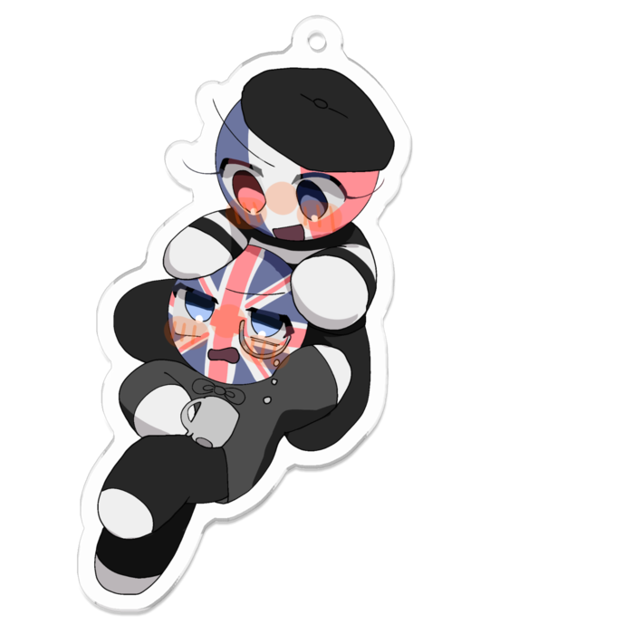 アクリルキーホルダー - 70 x 70 (mm)