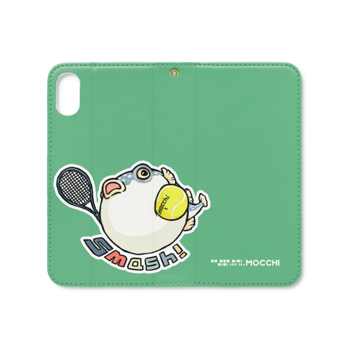 手帳型iPhoneケース（ベルトなし） - iPhone XS / X - ストラップ穴 あり