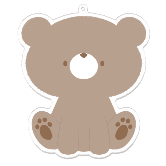 アクリルキーホルダー - 100 x 100 (mm)