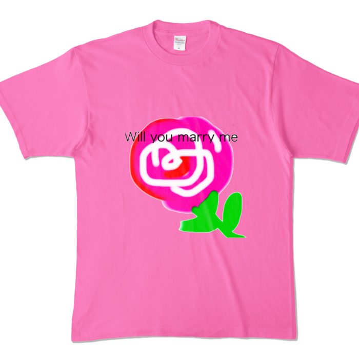 カラーTシャツ - XL - ピンク (濃色)