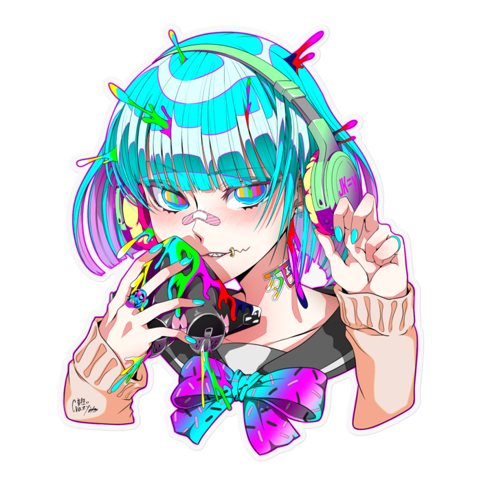 ステッカー - 160 x 160 (mm)