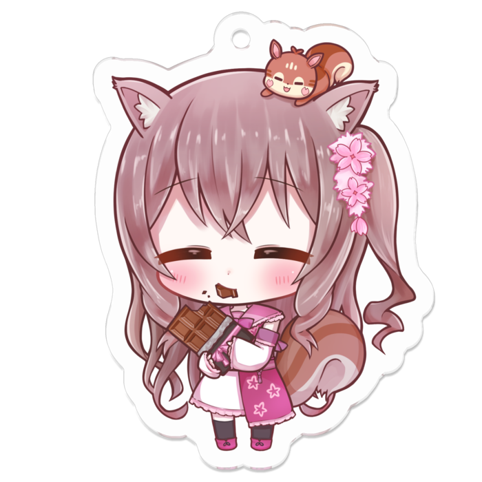 アクリルキーホルダー - 50 x 50 (mm)