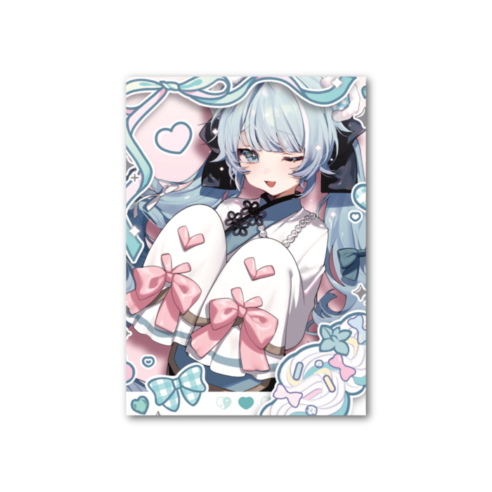 フォト風カード - 縦 - 片面