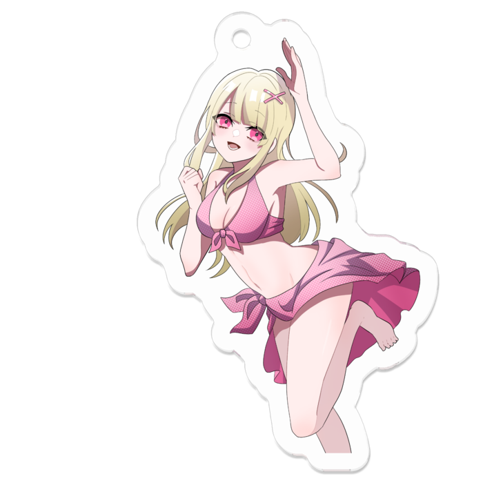 アクリルキーホルダー - 50 x 50 (mm)